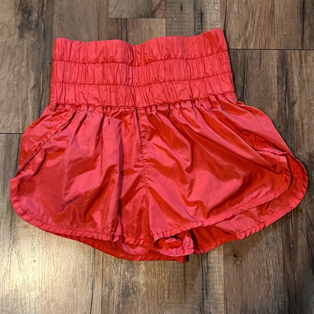 FP Movement by Free People Coral Elastic Waist Shorts